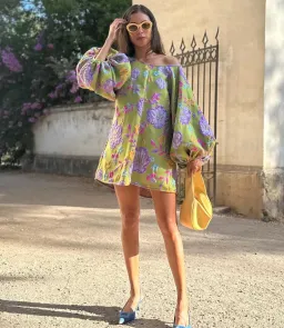 Arianne Elmy Good Luck Dress Retro Green Size M /Au 10 for rent on The Volte - image 3