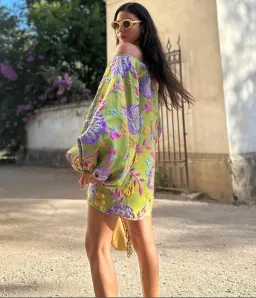 Arianne Elmy Good Luck Dress Retro Green Size M /Au 10 for rent on The Volte - image 2