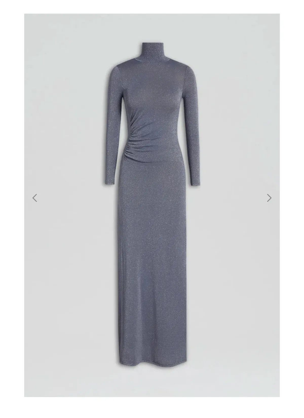 Scanlan Theodore Sparkle Gather Dress Silver Size 8 - Image 4