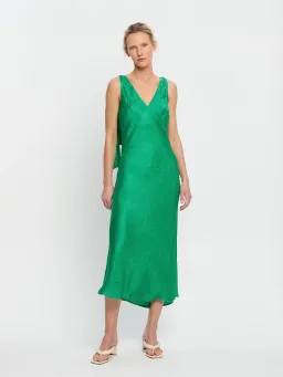 Kivari Adriana Maxi Dress Emerald Green Size 12 for rent on The Volte - image 1