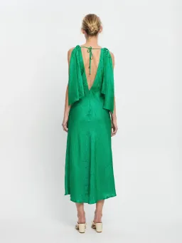 Kivari Adriana Maxi Dress Emerald Green Size 12 for rent on The Volte - image 2