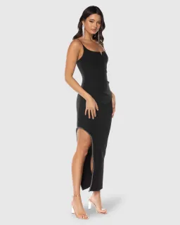 Azzurielle Evelina Midi Dress Black Size 12 for rent on The Volte - image 2