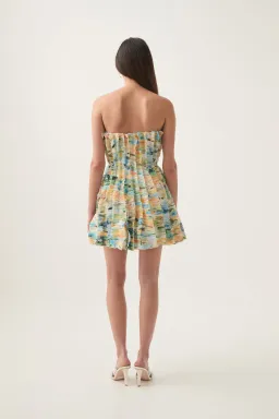 Aje Hybrid Sleeveless Mini Dress Floral Haze Size 16 for rent on The Volte - image 3