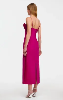 Acler Mahina Midi Dress Plum Size 8 for rent on The Volte - image 3