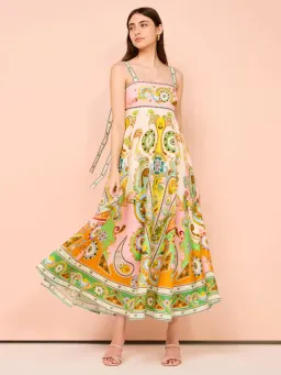 Alemais Pinball Sundress Print Size AU 8 for rent on The Volte - image 4