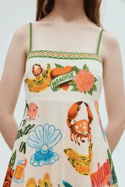 Alemais Paradiso Sundress Print Size AU 8 for rent on The Volte - image 2