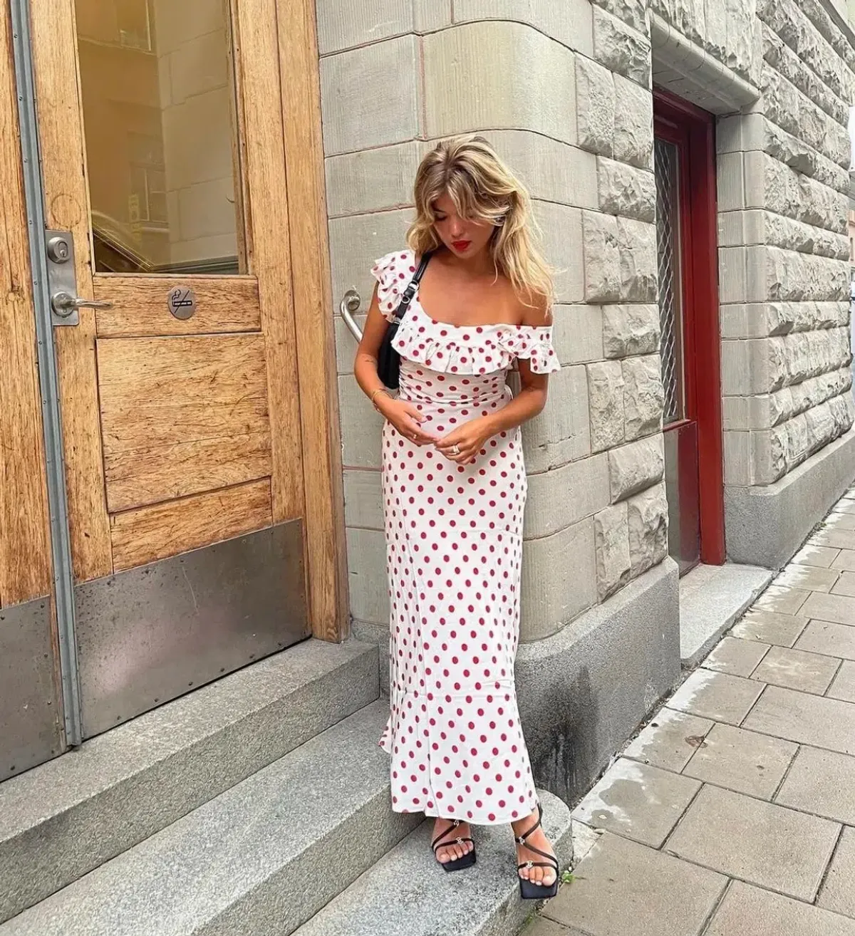 Realisation Par The Claudia Dress in Super Dot Size 10 for rent on The Volte - main image