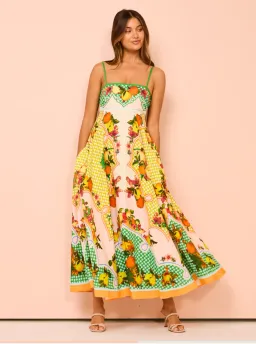 Alemais Lemonis Sundress Multi Size AU 10 for rent on The Volte - image 1