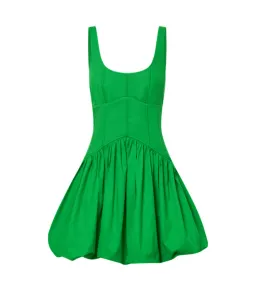 Oroton Short Tie Back Dress in Jewel Green Size AU 14 for rent on The Volte - image 7