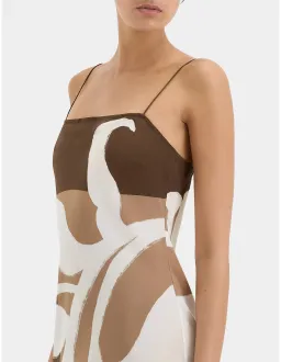 Sir the Label Portia Slip Dress Chocolate Sorrento Size 2 / AU 10 for rent on The Volte - image 5