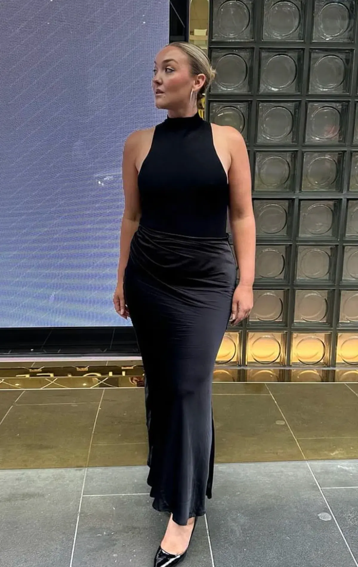 Henne Soraia Maxi Dress Black Size 10 - Image 6