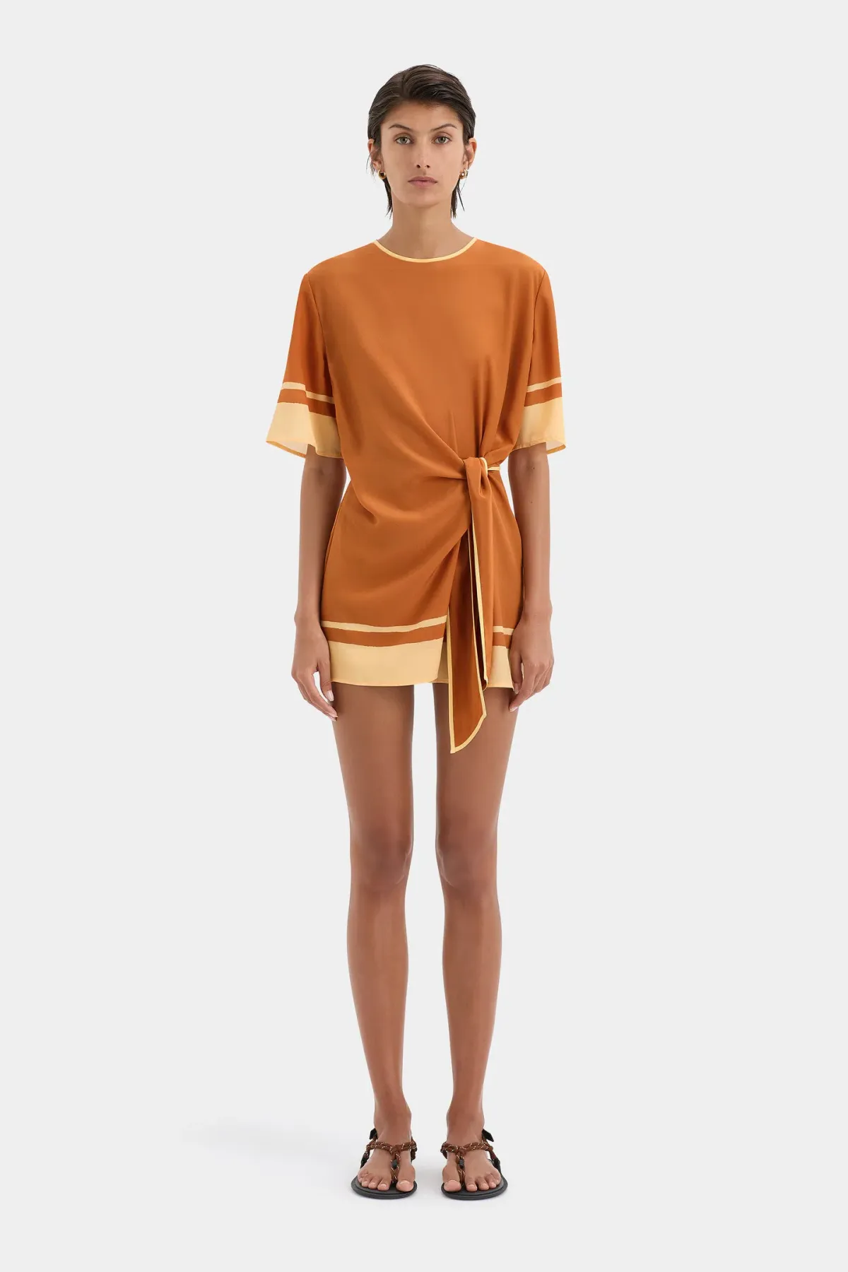 Sir the Label Soma Mini Dress Rust Size 8 - Image 1