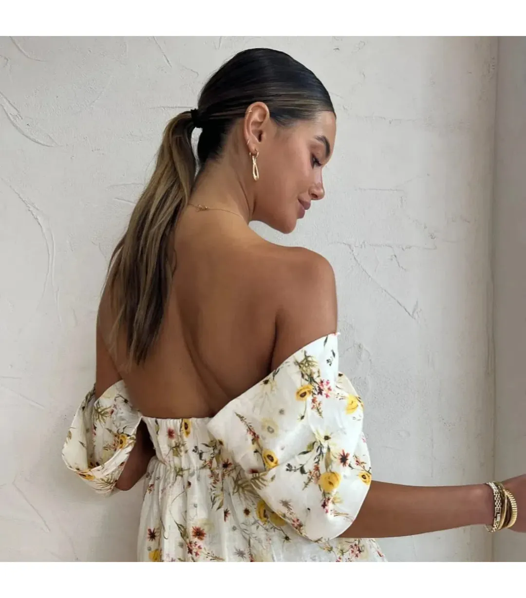 Issy Circles Dress in Yellow Poppy Size AU 6 for rent on The Volte - main image