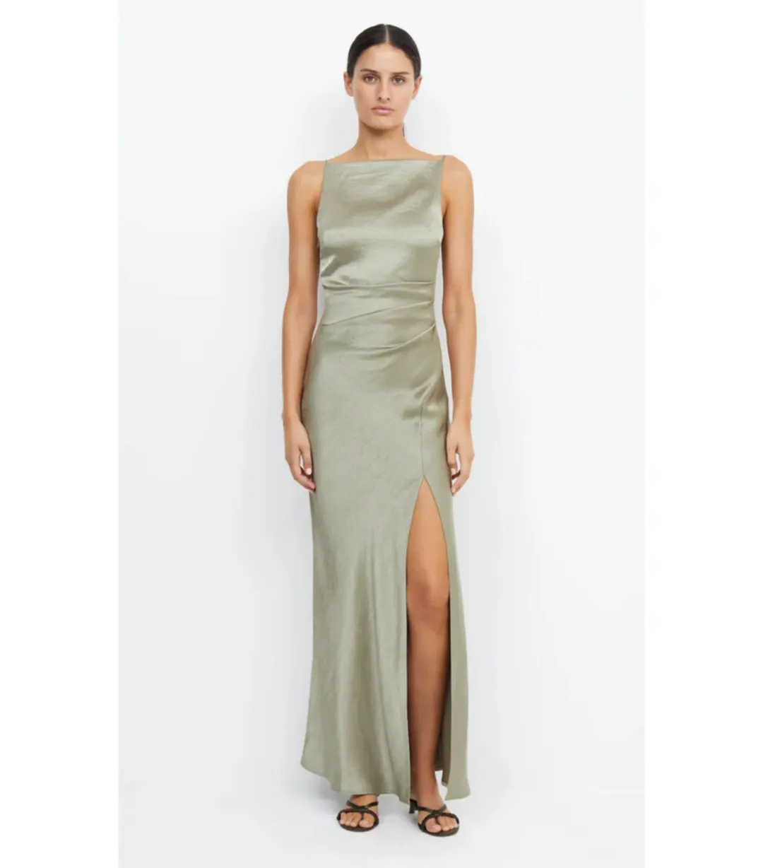 Bec & Bridge the Dreamer Maxi Dress in Sage Size AU 12 for rent on The Volte - main image