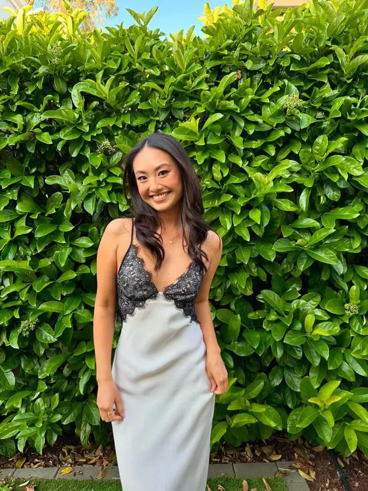 Bec & Bridge Emery Lace Maxi Dress Ivory/Black Size AU 6 - Image 9