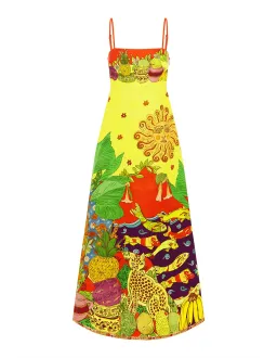 Alamais Tiger Day Dress Multi Size AU 6 for rent on The Volte - image 3