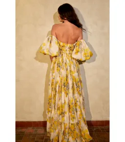 Rooh Collective Poppy Zephyr Maxi Dress Floral Size AU 8 for rent on The Volte - image 3