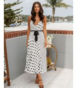 Sheike Navigate Dress in White Black Polka Dot Size AU 6 for rent on The Volte - image 2
