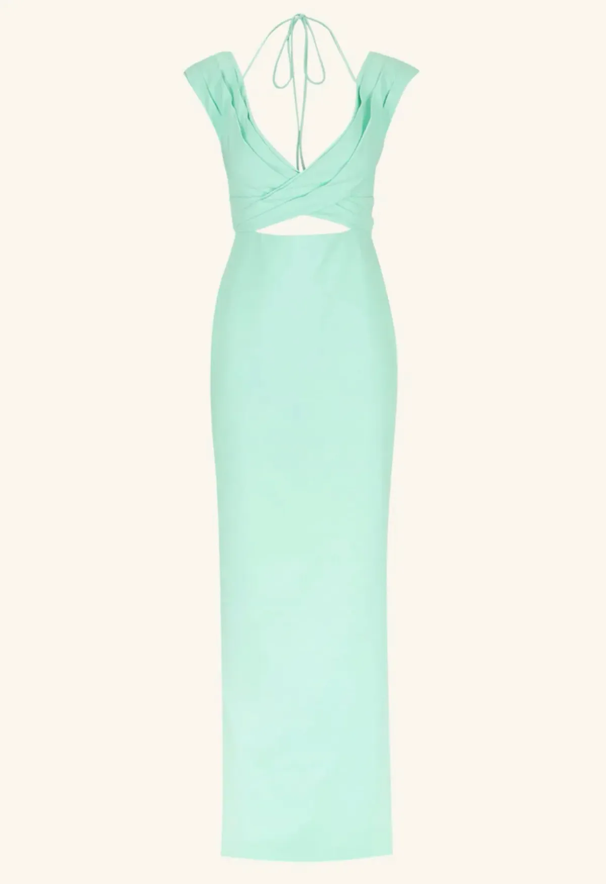 Shona Joy Lani Maxi Dress Aqua Size 8 - Image 5