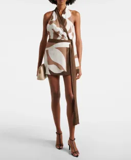 Exclusive SIR Portia Wrap Halter Mini Dress - Size 2 for rent on The Volte - image 5