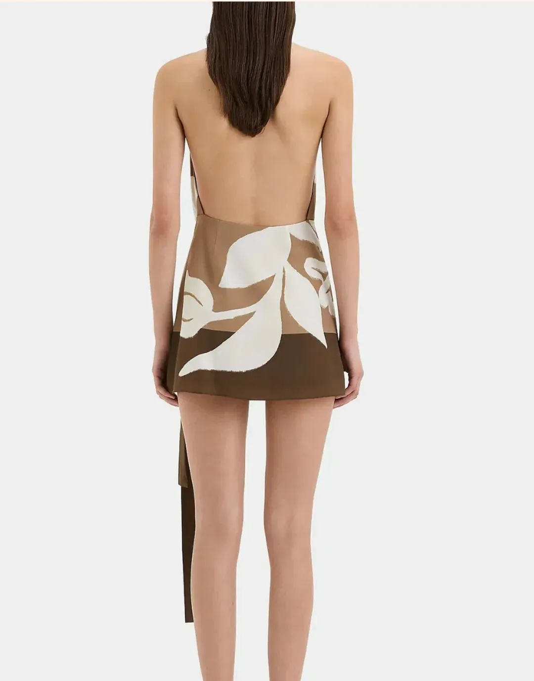 Exclusive SIR Portia Wrap Halter Mini Dress - Size 2 for rent on The Volte - main image
