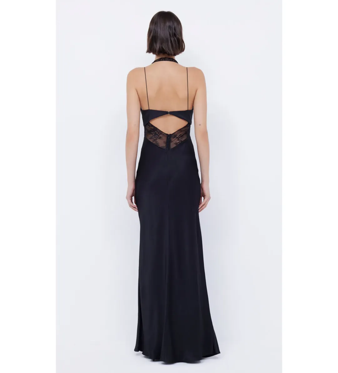 Bec & Bridge Liv Halter Maxi Dress Black Size 8 for rent on The Volte - main image