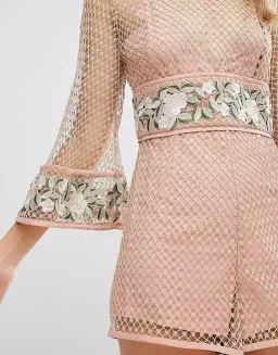 Alice McCall All Eyes On You Playsuit Nude Blush Size 8 for rent on The Volte - image 4