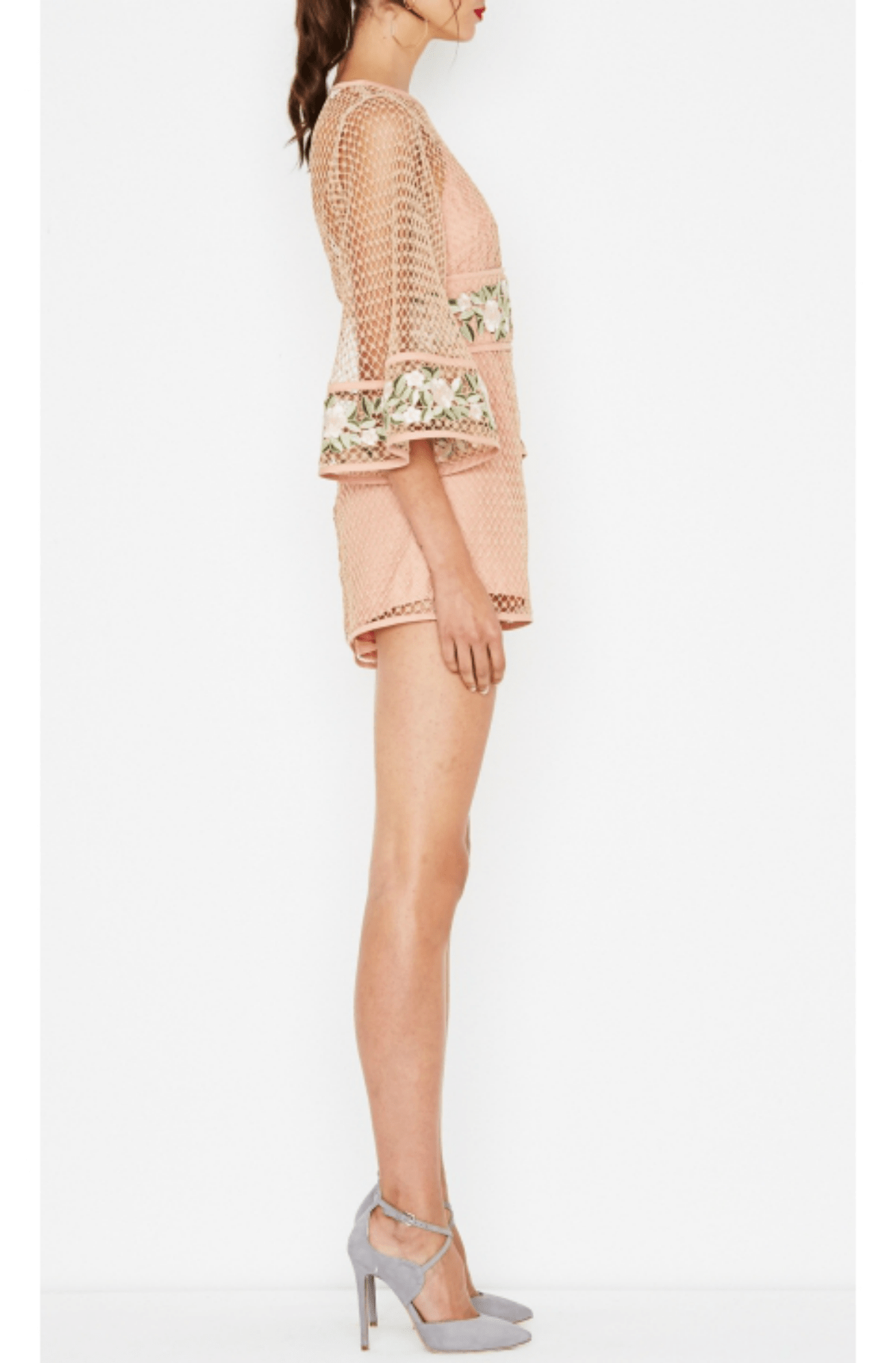 Alice McCall All Eyes On You Playsuit Nude Blush Size 8 - Image 2