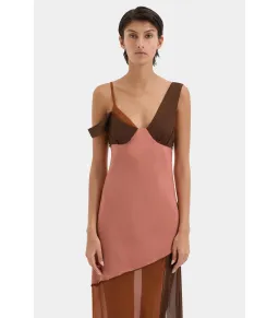 Sir The Label Halcyon Midi Dress in Almond Splice Size 1 / AU 8 for rent on The Volte - image 2