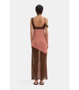 Sir The Label Halcyon Midi Dress in Almond Splice Size 1 / AU 8 for rent on The Volte - image 4