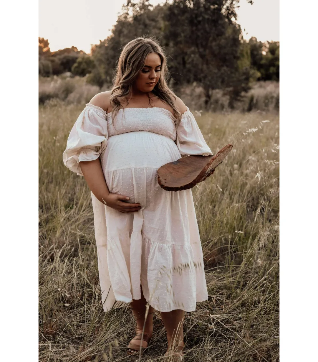 Bird & Kite Isabella Dress in Rose Milk Size XS / AU 8 for rent on The Volte - main image