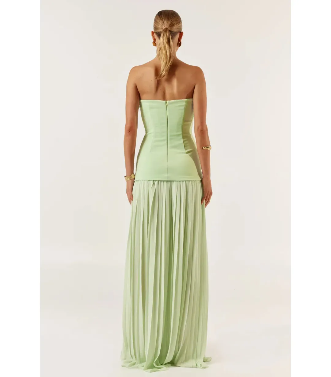 She Is OLLÁ Nicolette Dress Green Size S / AU 8 for rent on The Volte - main image