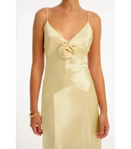Bubish Savannah Rosette Gown in Yellow Size S / AU 8 for rent on The Volte - image 3
