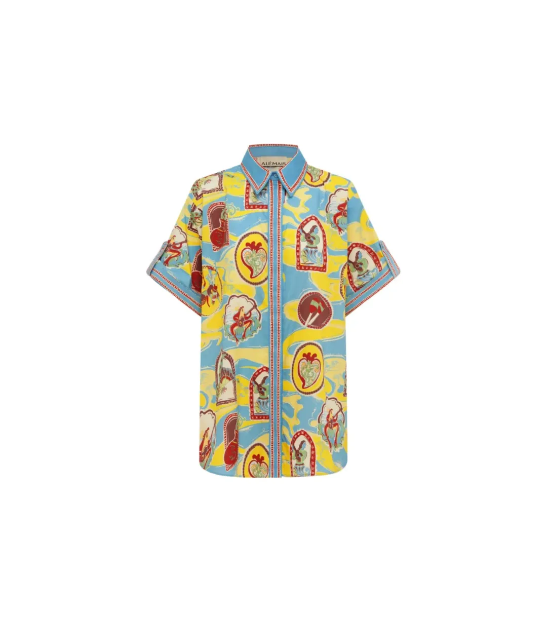 Alemais Emilio Shirt Multi Size AU 12 for rent on The Volte - main image
