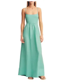 Shona Joy Alec Low Open Back Maxi Dress Pool Blue Size 10 for rent on The Volte - image 5
