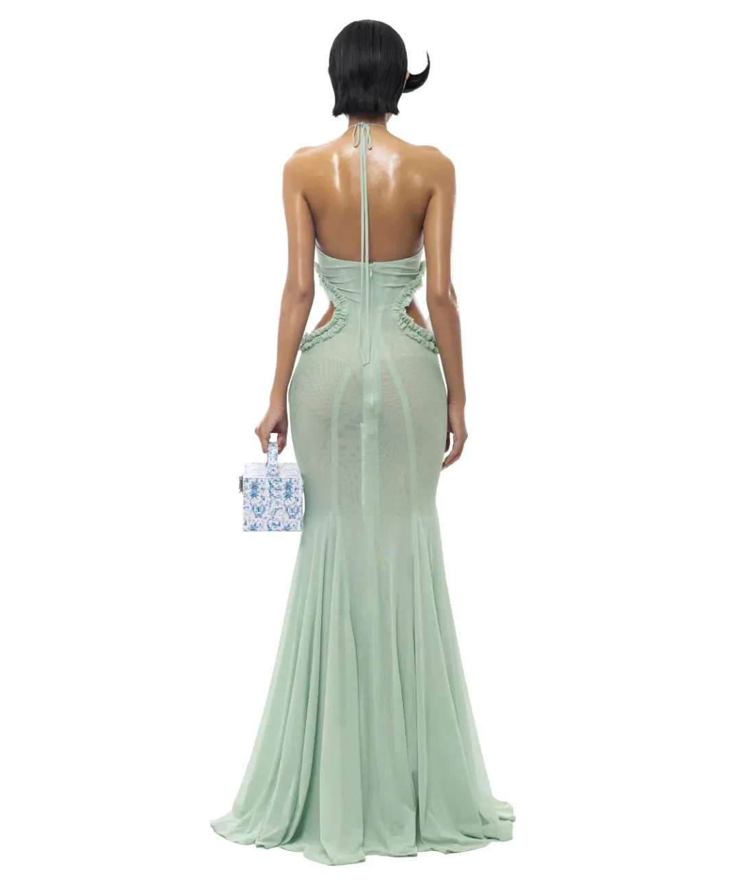 Huelleyrose Darya Dress Green Size S / AU 8 for rent on The Volte - main image