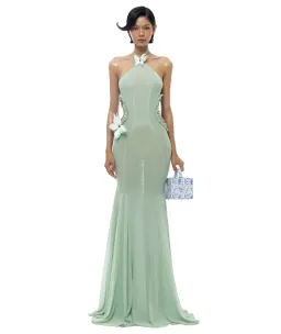 Huelleyrose Darya Dress Green Size S / AU 8 for rent on The Volte - image 2