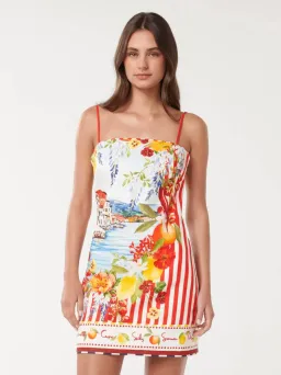 Forever New Sierra Printed Mini Dress in Multi Size AU 10 for rent on The Volte - image 2