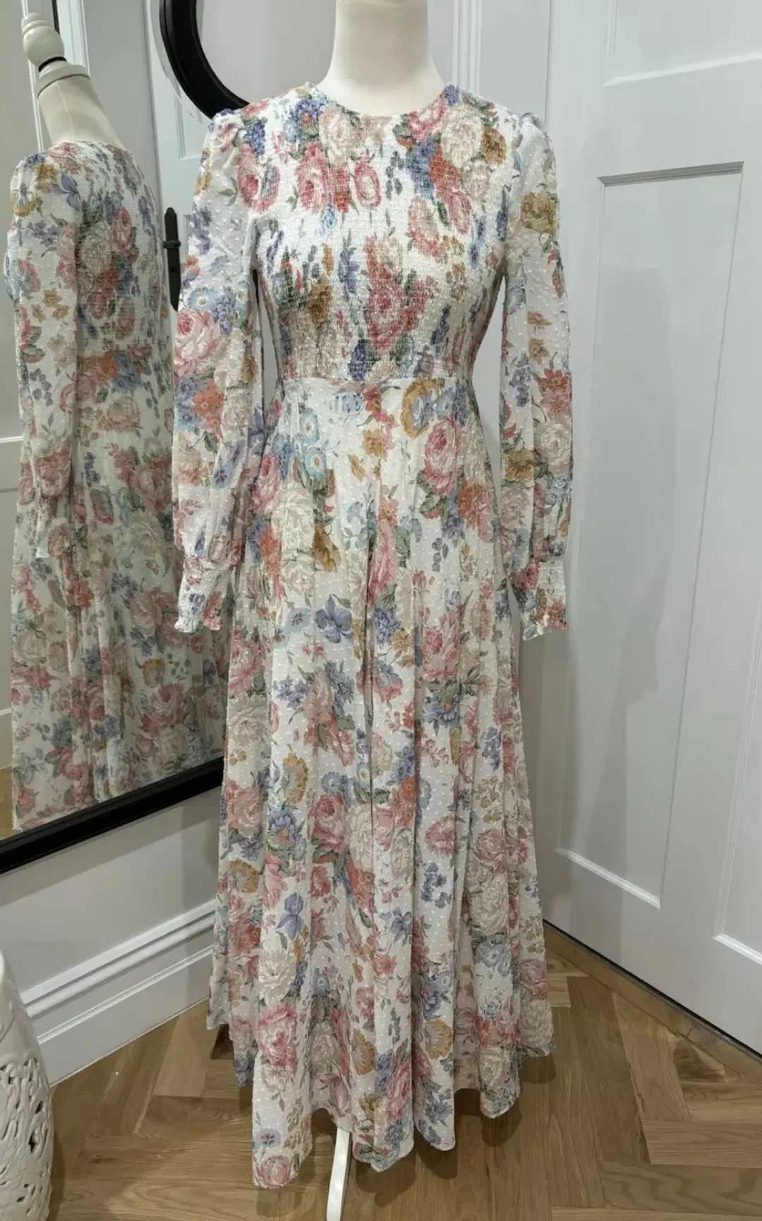 Zimmermann Bowie Shirred Floral Maxi Dress for rent on The Volte - main image