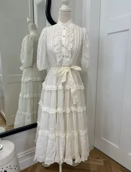 Zimmermann Ivory / white Frill Midi. for rent on The Volte - image 1