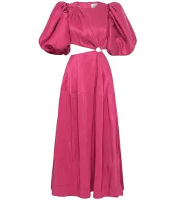 Aje Vanades Cut Out Ring Dress in Fuchsia Pink Size AU 6 for rent on The Volte - image 5