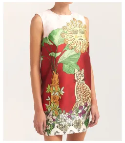 Alemais Tiger Mini Dress Multi Size AU 6 for rent on The Volte - image 3