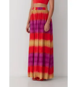 The Wolf Gang Siesta Top and Maxi Skirt Set in Solstice Size XL / AU 14 for rent on The Volte - image 4