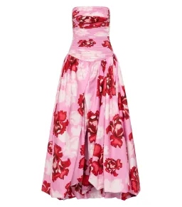 Aje Behold Maxi Dress in Pink Boldly Blooming Size AU 8 for rent on The Volte - image 7