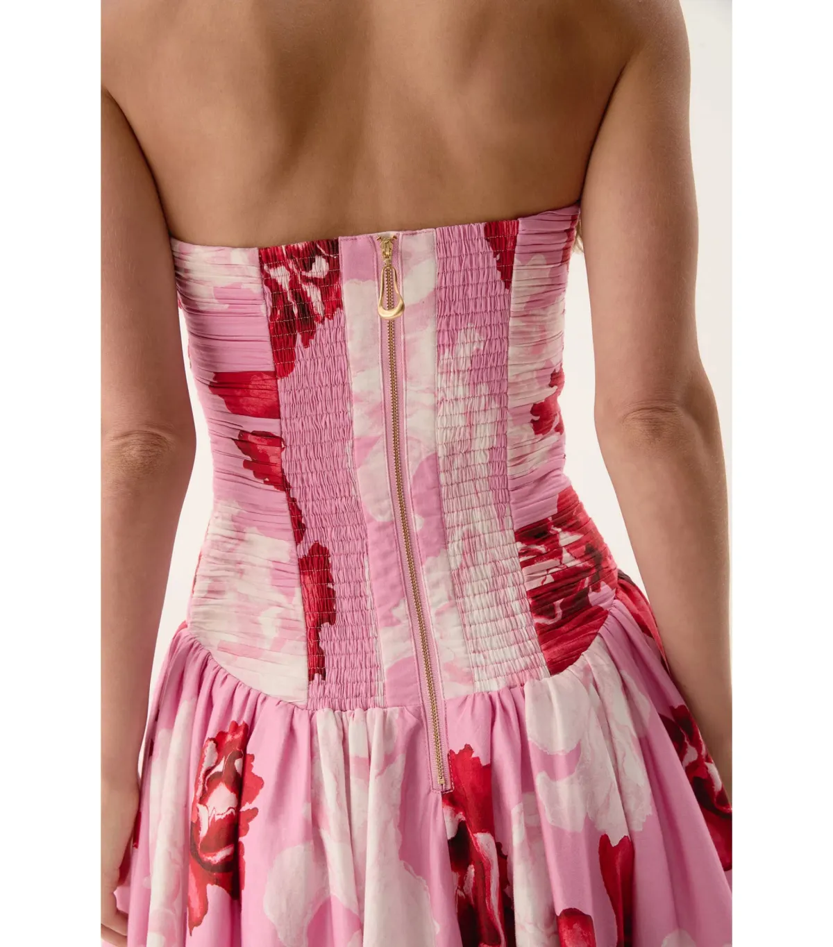 Aje Behold Maxi Dress in Pink Boldly Blooming Size AU 10 - Image 4