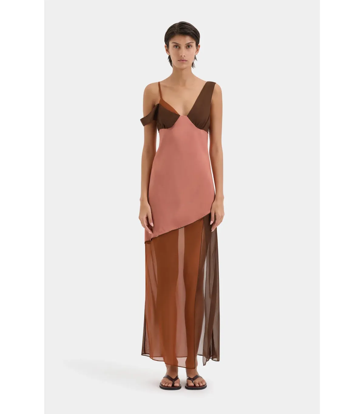 Sir The Label Halcyon Midi Dress in Almond Splice Size 1 / AU 8 - Image 1