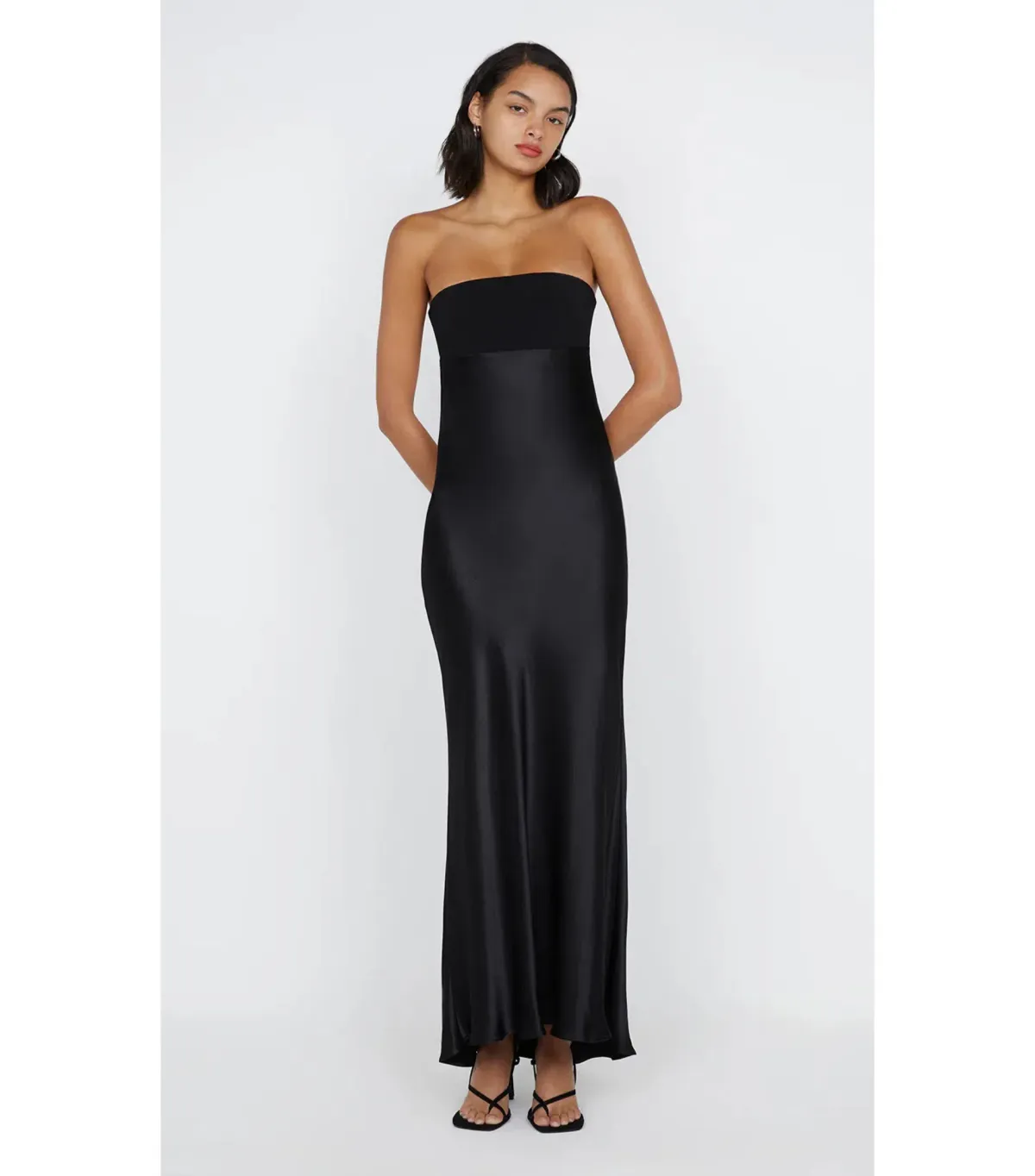 Bec & Bridge Zari Strapless Dress in Black Size AU 10 - Image 2