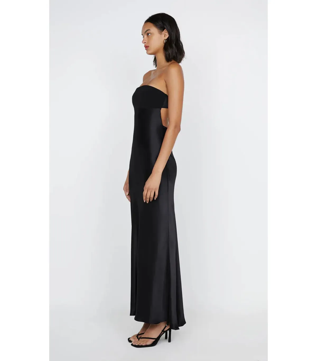 Bec & Bridge Zari Strapless Dress in Black Size AU 10 - Image 3