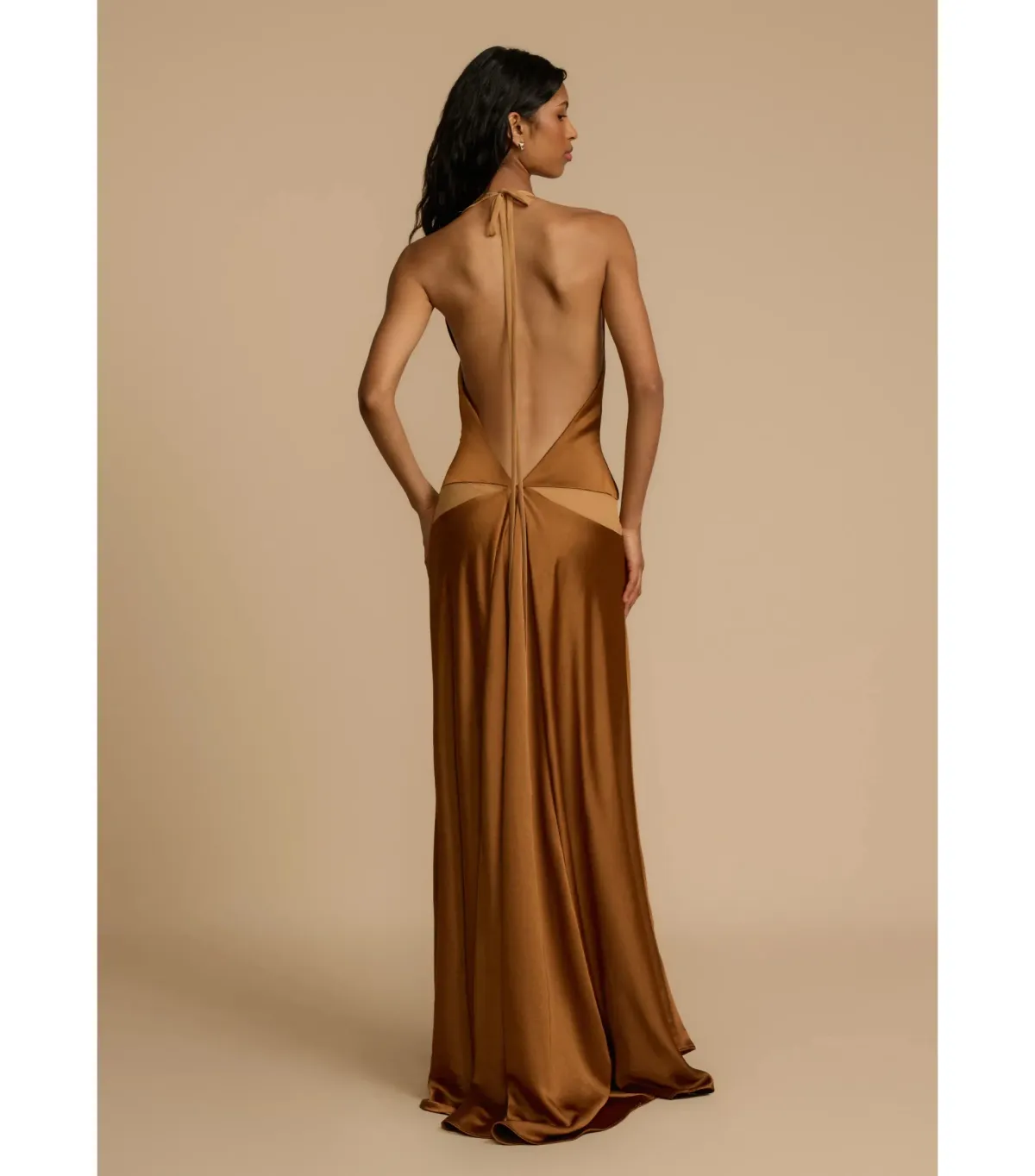 Arcina Ori Devora Dress Brown Size AU 6 - Image 4