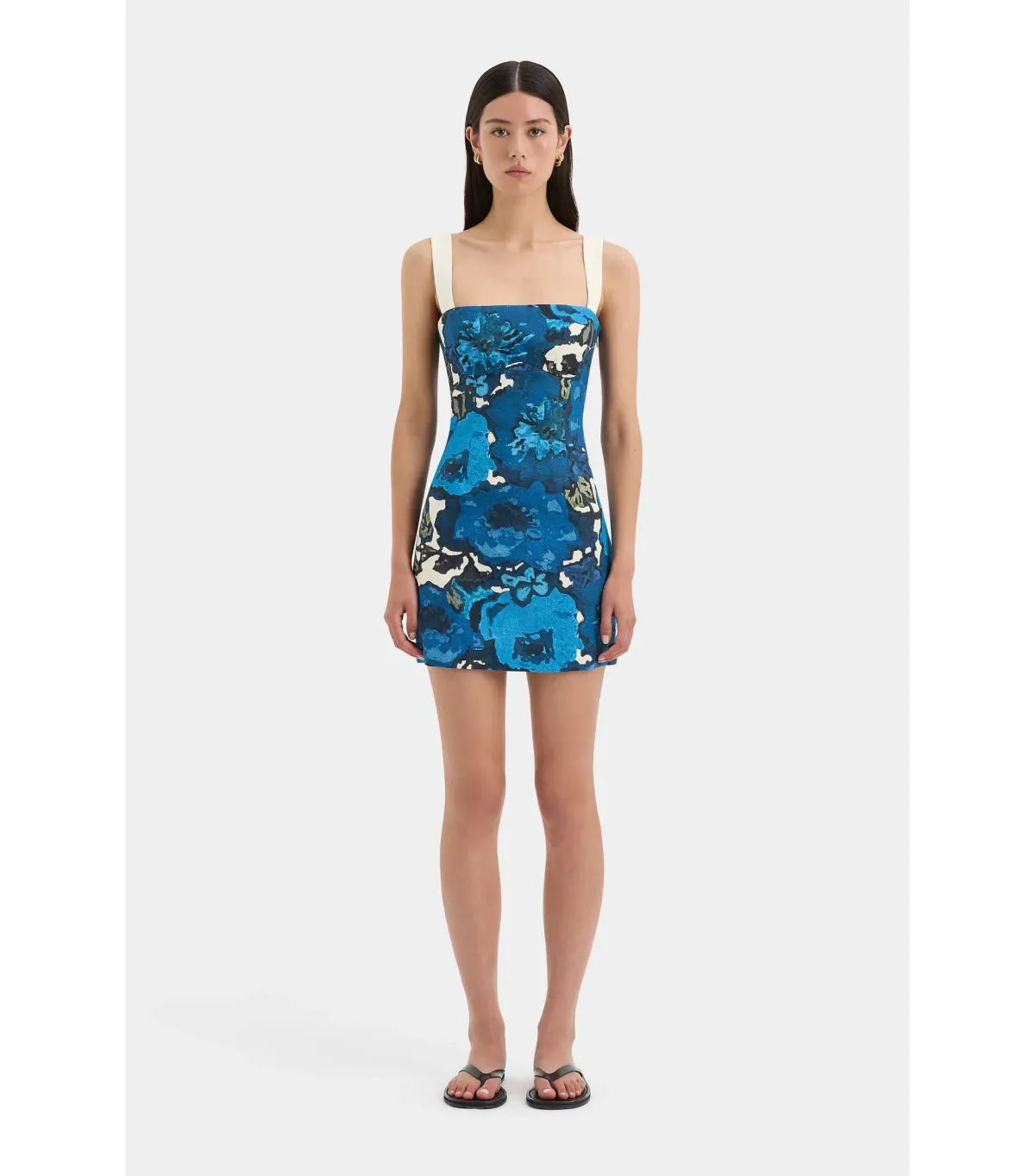 Sir the Label Camellia Mini Dress in Flora Print Size 3 / AU 12 - Image 1